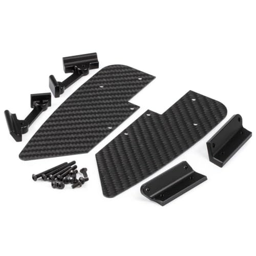 IJOSADON 1/10 Carbon -Chassis -Kit mit geformten Bettschieber(Sliders) von IJOSADON