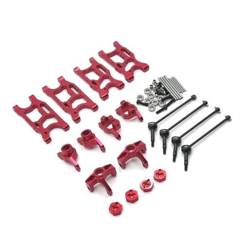 IJOSADON 1/14 kompatible Ersatzteile Kompatibel mit 144010 144001 02 124017 16 18 19 RC Car(RED) von IJOSADON