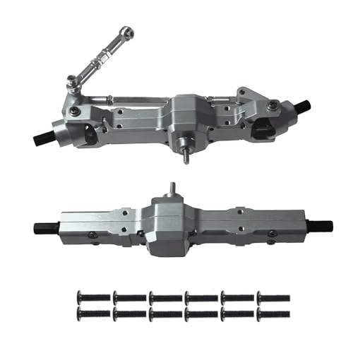 IJOSADON 1/16 Metall-Upgrade modifizierte Teile Kompatibel mit ferngesteuertes Auto, kompatibel mit C14 C24 Metallbrücke(Titanium) von IJOSADON