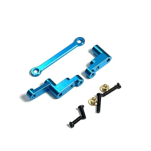 IJOSADON 1/16 RC Auto Metall Lenkung Teile kompatibel mit Modellen 16207 16208 16209 16210 H16 H16BM(Blue) von IJOSADON