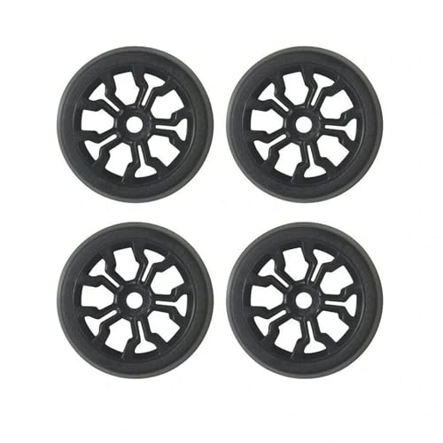 IJOSADON 1/18 RC Autoreifen Upgrade Teile kompatibel mit ferngesteuerten Trucks Drift Car Wheel Modellen 2188 2188A 88172 88173(Black) von IJOSADON