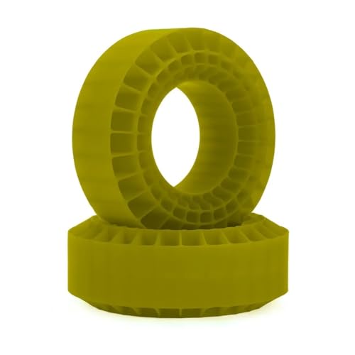 IJOSADON 108-mm-Silikagel-Schaumstoffeinsatz, kompatibel mit 1,9-Zoll-Reifen Kompatibel mit RC-Crawler-Autos im Maßstab 1:10 TRX6 CMX VS4-10(Green 2PCS-Soft) von IJOSADON