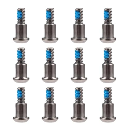 IJOSADON 12pc M3x4x10mm Hex -Taste Kopf Kingpin Schulterschrauben kompatibel mit AR44 AR45 Vanquish F10 H10 Optic Achse(Grey 12PCS) von IJOSADON