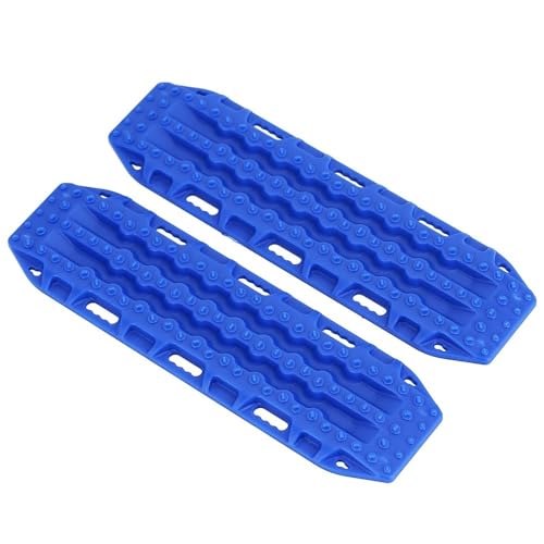 IJOSADON 134 x 39 mm Kunststoff-Sandleiter-Wiederherstellungsplatine Kompatibel mit 1:10 RC Crawler, kompatibel mit TRX-4 TRX-6 Gen8 VS4-10, 2 Stück(Blue) von IJOSADON