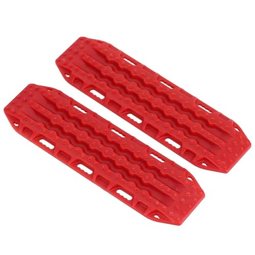 IJOSADON 134 x 39 mm Kunststoff-Sandleiter-Wiederherstellungsplatine Kompatibel mit 1:10 RC Crawler, kompatibel mit TRX-4 TRX-6 Gen8 VS4-10, 2 Stück(RED) von IJOSADON