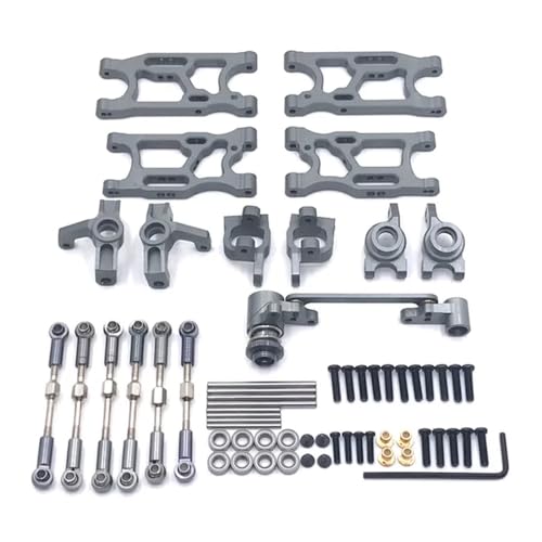 IJOSADON 14400001 144010 124016 124017 124018 124019 Rlaarlo 1/14 1/12 AMX-12 1/14 Racing RC Car Kompatibles, verbessertes Teilezubehör(Titanium) von IJOSADON