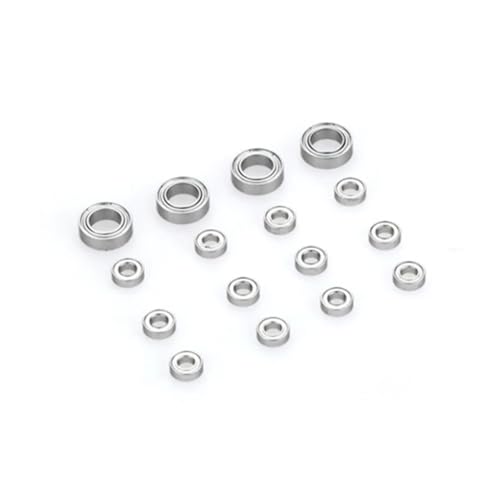 IJOSADON 16PCS Stahllager 3X6X2mm 6X10X3mm Kompatibel Mit C14 C24 B36 MN MN90 MN99S RC Auto Upgrade Teile von IJOSADON