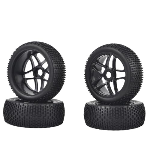 IJOSADON 4 Stück 110 mm Off-Road-Buggy-Reifen mit 17 mm Sechskantnaben, geeignet Kompatibel mit RC-Rennwagen im Maßstab 1:8, Allradantrieb IJOSADON 4 Stück 110 mm Off-Road-Buggy-Reifen mit 17 mm Sechskantnaben, geeignet Kompatibel mit RC-Rennwagen im Maßstab 1:8, Allradantrieb von IJOSADON