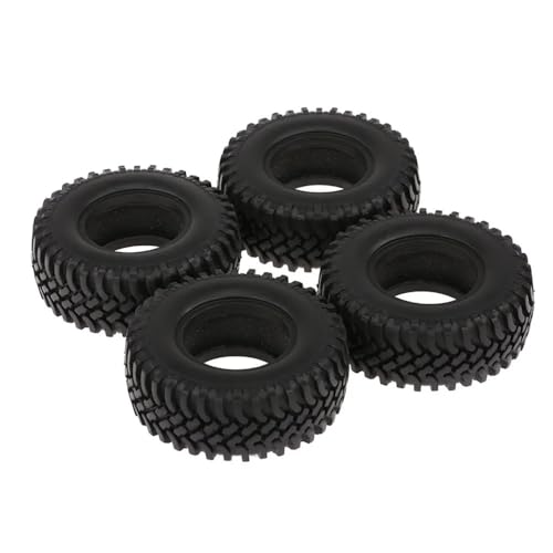IJOSADON 4PCS 100MM Gummireifen Kompatibel mit 1:10 RC Crawler Cars kompatibel mit D110 CC01 AXI03007 RC Auto Zubehör von IJOSADON
