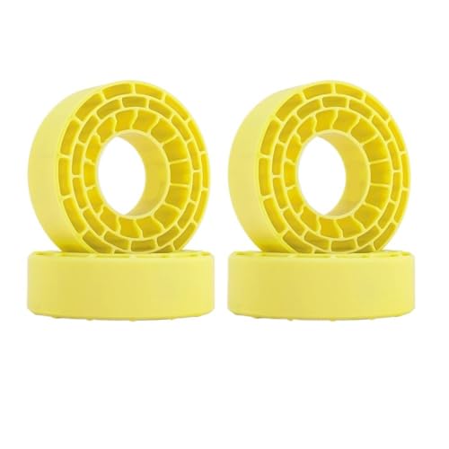 IJOSADON 4er-Pack Schaumstoffeinlagen, geeignet Kompatibel mit 62-64 mm 24 mm 1,0-Reifen(Yellow) von IJOSADON