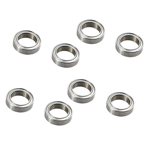 IJOSADON 8 Stück 6700ZZ Kugellager 10 x 15 x 4 mm, kompatibel mit verschiedenen 1/10 RC-Automodellen von IJOSADON