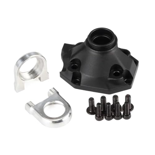 IJOSADON Aluminium -Differentialabdeckung Kompatibel mit vordere und hintere Achsen, die mit Vanquish H10 Optic Phoenix VRD F10 Portal gerade Achse kompatibel ist(Front Diff Cover BK) von IJOSADON