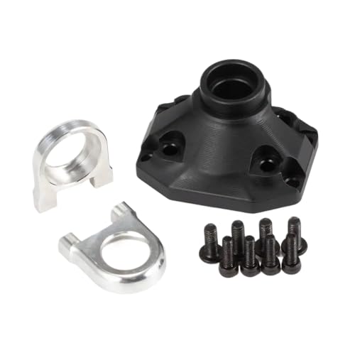 IJOSADON Aluminium -Differentialabdeckung Kompatibel mit vordere und hintere Achsen, die mit Vanquish H10 Optic Phoenix VRD F10 Portal gerade Achse kompatibel ist(Rear Diff Cover BK) von IJOSADON