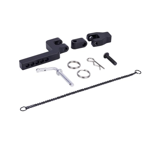 IJOSADON Anhängerkupplungshalterung Kompatibel mit Anhängerkupplung, Zubehör Kompatibel mit 1/10 RC-Crawler-Autos, kompatibel mit TRX6-Metall(Trailer Hook 02) von IJOSADON