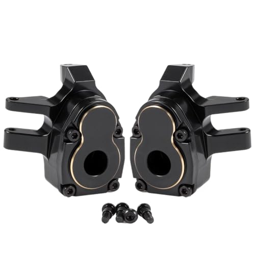 IJOSADON Bearbeitete Messing -Portalabdeckung und Diff -Abdeckung Kompatibel mit 1/10 F9 III AR45 kompatibel mit Lenkknöchelgewicht(2-Piece Set 148g) von IJOSADON