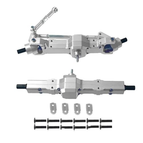 IJOSADON C14 C24 1/16 Fernbedienung Auto Metall Upgrade Teile kompatibel mit ähnlichen Modellen Metall Brücke Gesamtschnalle Set(Silver) von FYUtWh