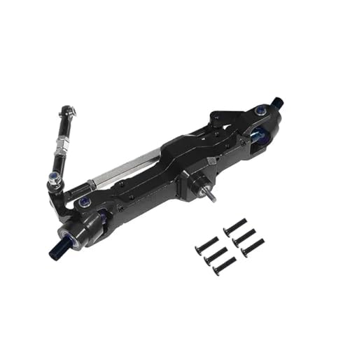 IJOSADON C14 C24 Feiyu 1/16 Fernbedienung Auto Metall Upgrade Vorderachse Montage Kompatible Teile(Black) von IJOSADON