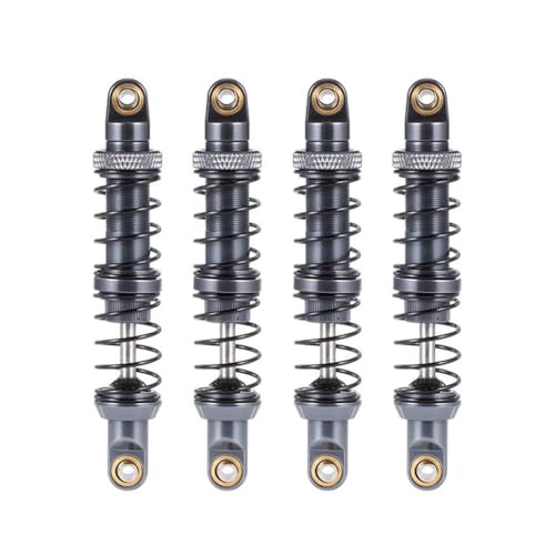 IJOSADON Carbon Fiber Chassis Kit Rahmen Rail SCHALTIGE VERKAHRTE MIT 1/10 RC Crawler Bester RIGS III Portal AXLE -Projekte(4PCS 80mm Shocks) von IJOSADON