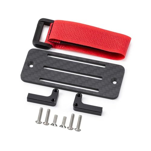 IJOSADON Carbon Fiber Chassis Kit Rahmen Rail SCHALTIGE VERKAHRTE MIT 1/10 RC Crawler Bester RIGS III Portal AXLE -Projekte(Battery Tray) von IJOSADON