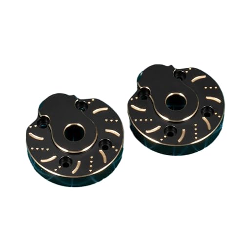 IJOSADON Currie F9 Portalachse Messing Gewichte Lenkungsknöchelgehäuse und Differentialabdeckung Kompatibel mit III AXI03007 1.9UTB und ähnliche Modelle(Portal Cover B) von IJOSADON