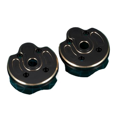 IJOSADON Currie F9 Portalachse Messing Gewichte Lenkungsknöchelgehäuse und Differentialabdeckung Kompatibel mit III AXI03007 1.9UTB und ähnliche Modelle(Portal Cover D) von IJOSADON