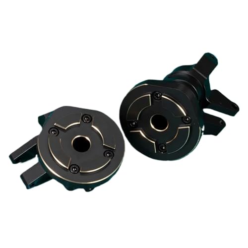IJOSADON Currie F9 Portalachse Messing Gewichte Lenkungsknöchelgehäuse und Differentialabdeckung Kompatibel mit III AXI03007 1.9UTB und ähnliche Modelle(Portal Weight Set C) von IJOSADON