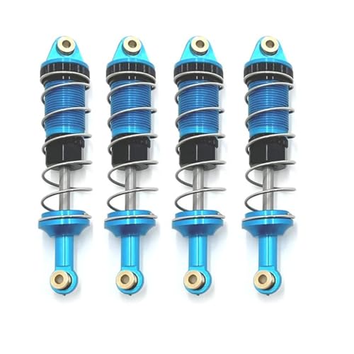 IJOSADON Gebrauchte kompatible hydraulische Stoßdämpfer Kompatibel mit MN Modell 1/12 MN128 MN86 G500 RC Autoteile Metall-Upgrade(Sky Blue) von IJOSADON