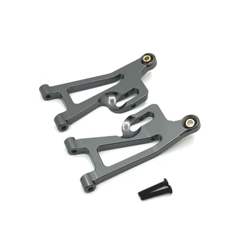 IJOSADON Gebrauchte kompatible vordere untere Schwinge Kompatibel mit 1/14 14209 14210 RC Autoteile Metall-Upgrade und Modifikation(Dark Grey) von IJOSADON