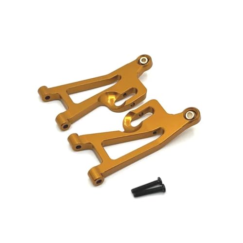 IJOSADON Gebrauchte kompatible vordere untere Schwinge Kompatibel mit 1/14 14209 14210 RC Autoteile Metall-Upgrade und Modifikation(Yellow) von IJOSADON