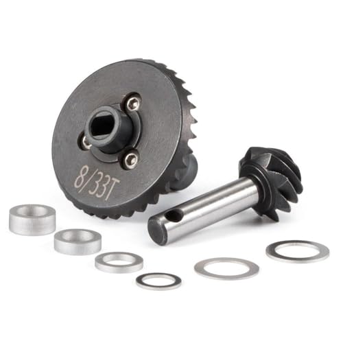 IJOSADON Helical Getriebe 24/8t 27/8t 30/8t 33/8t Kompatibel mit Offroad-Achsen, die mit AR44 AR45 VS4-10 F9 Phoenix F10 kompatibel sind(33T 8T) von IJOSADON