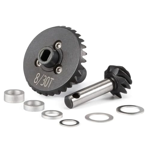 IJOSADON Helical Grear Set Overdrive-Unterdrive 24-8T 27-8T 30-8T 33-8T Kompatibel mit AR44 AR45-Achsen, die mit VS4-10 F9 Phoenix F10 kompatibel sind(30T 8T) von IJOSADON