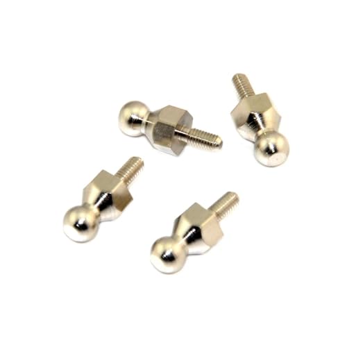 IJOSADON Kompatibel mit der 4er-Packung Teil 08021 RC 1/10 4WD Bigfoot Shock Ball Mounts 94188 von IJOSADON