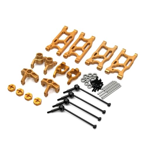 IJOSADON Kompatible Ersatzteile Kompatibel mit RC-Cars 144010 144001 02 124017 16 18 19(Gold) von FYUtWh