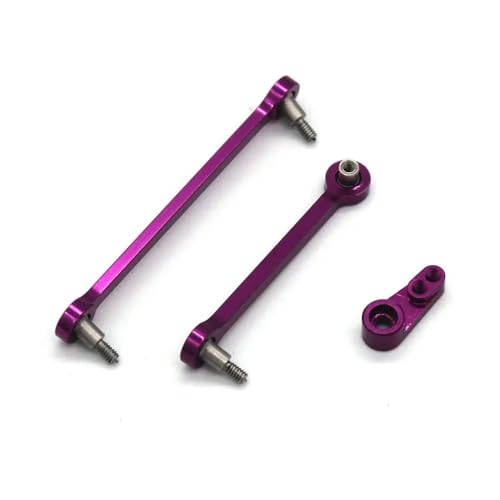 IJOSADON Kompatible Lenkstange Kompatibel mit 284131 284010 284161 K989 K969 1/28 Fernbedienung Autozubehör(Purple) von IJOSADON