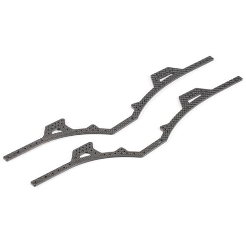 IJOSADON Leichtes Carbon -Faser -Chassis -Rahmen -Kit mit Portalgetriebe kompatibel mit 1/10 RC -Rock -Crawlern wie II Vanquish F10 Achsen(Carbon Rails) von IJOSADON