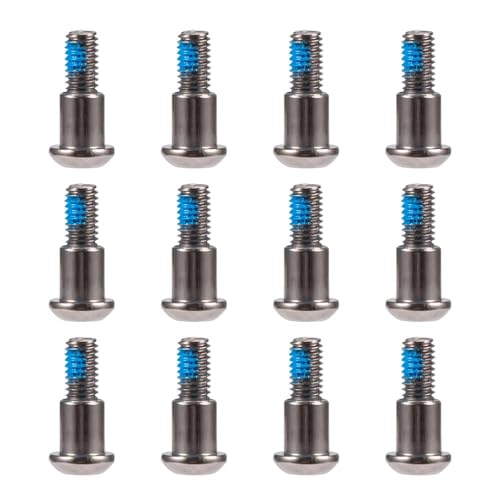 IJOSADON M3x4x10mm Sechskant-Kingpin-Schulterschrauben Kompatibel mit 1/10 RC-Autos, kompatibel mit CJ-7 AR44 AR45 F9 Achse VS4-10 F10 und ähnlichen Modellen(12PCS Grey) von FYUtWh