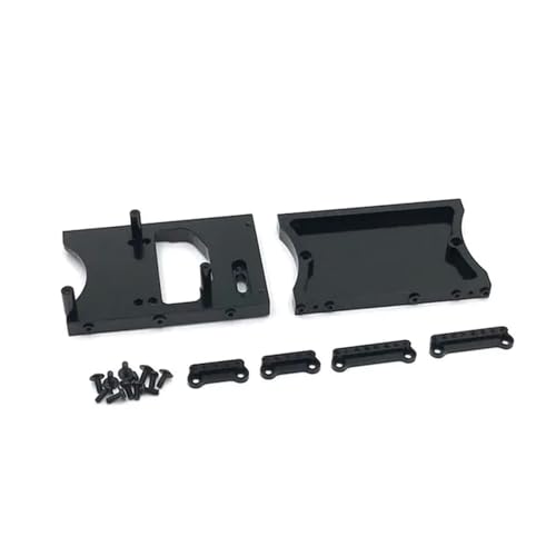 IJOSADON MN D91 D96 MN98 99S Kompatible Metall-Upgrade-Teile Kompatibel mit ferngesteuertes Fahrzeug-Lenkgetriebe, Kabinen-Heckbalken(Black) von IJOSADON