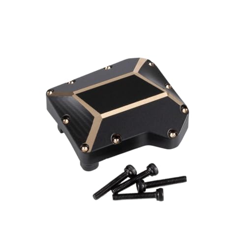 IJOSADON Maximale Bodenfreiheit Messing Caster Blocks Portal Drive Gehäuseverbindungen Kompatibel mit RC 1/10 Offroad-Fahrzeugachse Gewichte(Diff Cover 1pcs) von IJOSADON