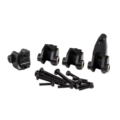 IJOSADON Maximale Bodenfreiheit Messing Caster Blocks Portal Drive Gehäuseverbindungen Kompatibel mit RC 1/10 Offroad-Fahrzeugachse Gewichte(Link Mounts) von IJOSADON