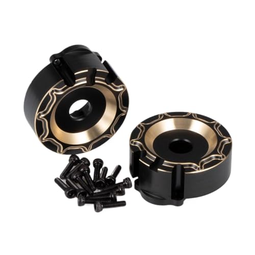 IJOSADON Maximale Bodenfreiheit Messing Caster Blocks Portal Drive Gehäuseverbindungen Kompatibel mit RC 1/10 Offroad-Fahrzeugachse Gewichte(Portal Cover Outer B) von IJOSADON
