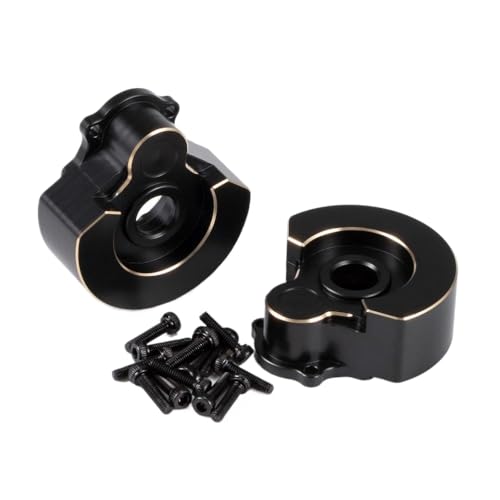 IJOSADON Maximale Bodenfreiheit Messing Caster Blocks Portal Drive Gehäuseverbindungen Kompatibel mit RC 1/10 Offroad-Fahrzeugachse Gewichte(Portal Cover Outer C) von IJOSADON