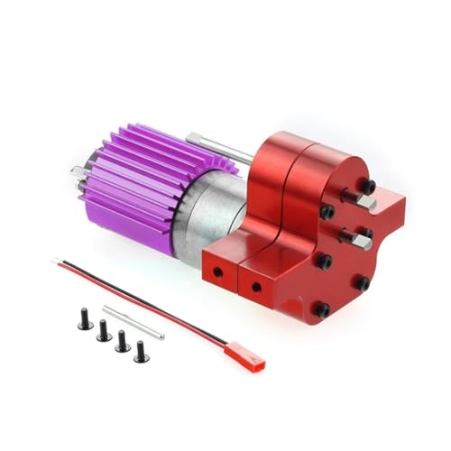 IJOSADON Metall 370 Motor Getriebe kompatibel mit C14 C24 B24 B36 MN D99 MN99S RC Auto Upgrade Teile(RED) von IJOSADON
