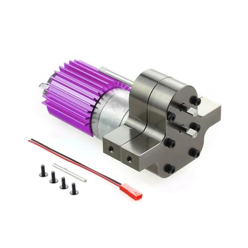 IJOSADON Metall 370 Motor Getriebe kompatibel mit C14 C24 B24 B36 MN D99 MN99S RC Auto Upgrade Teile(Titanium) von IJOSADON