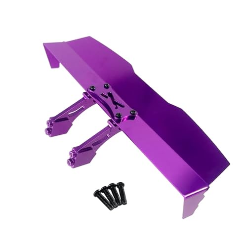 IJOSADON Metall-Heckflügel-Zubehör, kompatibel mit Hyper GO 16207 H16PL 1/16 RC-Auto-Upgrade-Teilen(Purple) von IJOSADON