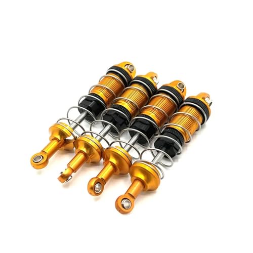 IJOSADON Metall-Upgrade-Teile vorne und hinten Stoßdämpfer Kompatibel mit Hyper Go16207 16208 16209 16210 H16BM H16 H16PL 1/16 RC Auto kompatibel(GOLDEN) von IJOSADON