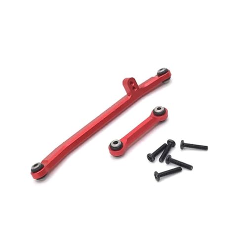 IJOSADON Metall-Upgrade-Vorderachs-Lenkverbindung, kompatibel mit 4WD-RC-Autos SCX24 90081-Teilen(RED) von IJOSADON