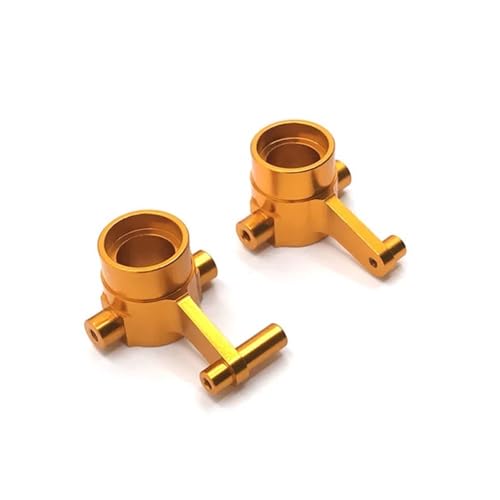IJOSADON Metall-Upgrade Vorderachse Lenkbecher kompatibel mit 1/10 RC Autos ZP1001 ZP1002 ZP1003 ZP1004 Teile(Yellow) von IJOSADON