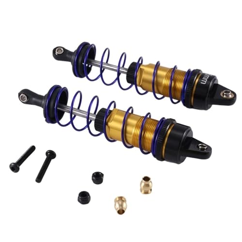 IJOSADON Ölverstellbarer 95-mm-Metall-Stoßdämpfer-Dämpfer-Ersatz Kompatibel mit 1/10 RC Buggy Short Course Rally Car-kompatible Teile von IJOSADON