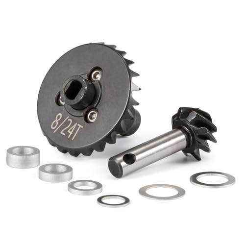 IJOSADON Overdrive Underdrive Schrägverzahnungssatz 24T 8T 27T 8T 30T 8T 33T 8T Kompatibel mit verschiedenen Achsen, einschließlich AR44 AR45 VS4-10 F9 F10(24T 8T) von FYUtWh