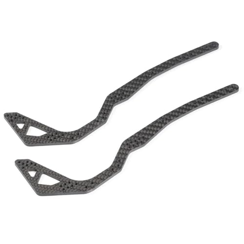 IJOSADON Performance Carbon Chassis und Link -Kit Kompatibel mit 1/10 RC -Rock -Crawler mit Portalachse -ESC- und Servoplattenkompatibilität(Carbon Rails) von IJOSADON